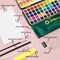 Watercolor Paint Set 100 Colors with Metallic in Portable Box, Paint Kit with Watercolor Papers and Brushes, Water Color Set for Beginners & Professionals